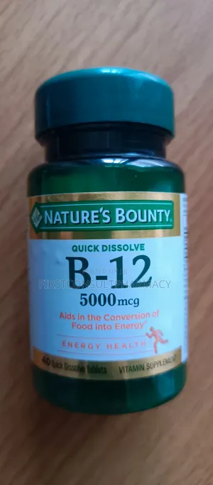 Nature's Bounty Vitamin B12 5000mcg X 40