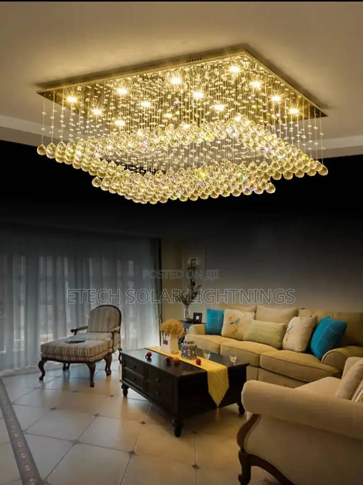 800mm Modern Led Rain Drop Chandelier Light