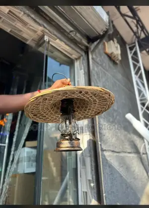 Farmers Hat Lantern Pendant Droplight