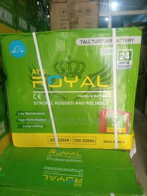 Royal Tubular Battery 220ah 12V and 2yrs Warranty.