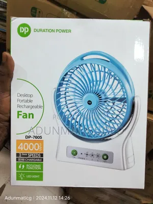 DP Desktop Rechargable Fan