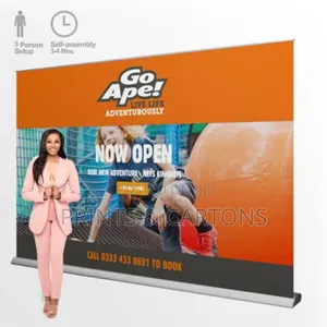 Customized Roll-Up Banners for Businesses Printing