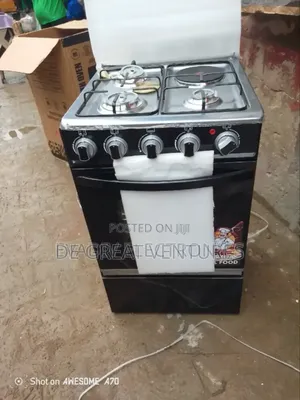 Brand New Sonik(3+1(4borner)Standing Gas Cooker>Oven Grill>