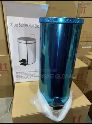 30l Stainless Pedal Bin