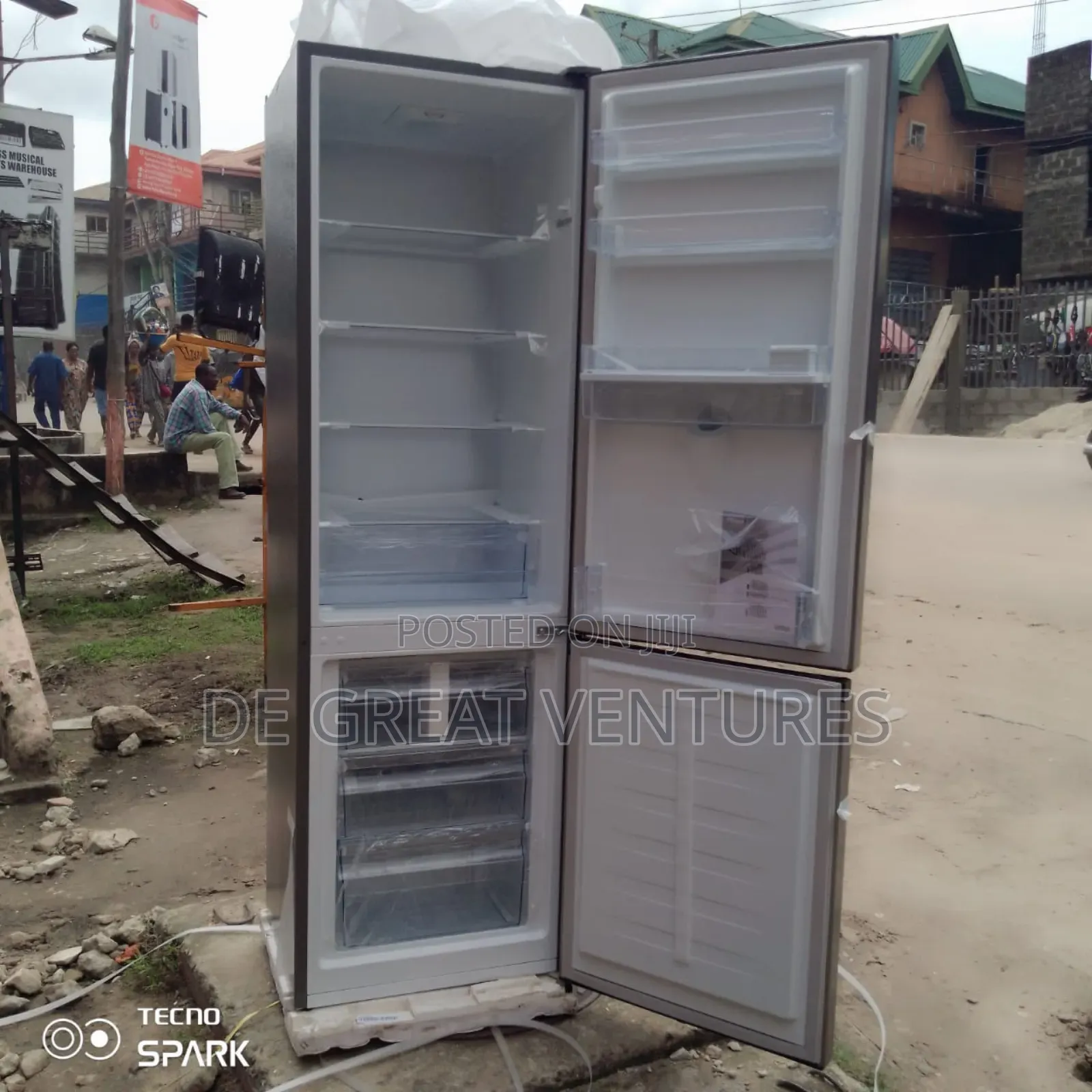 Brand New Hisense(Ref35dr)245L Half-Half Double Door Fridge