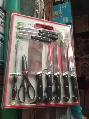 Knife Set With Butcher, Scissors File
