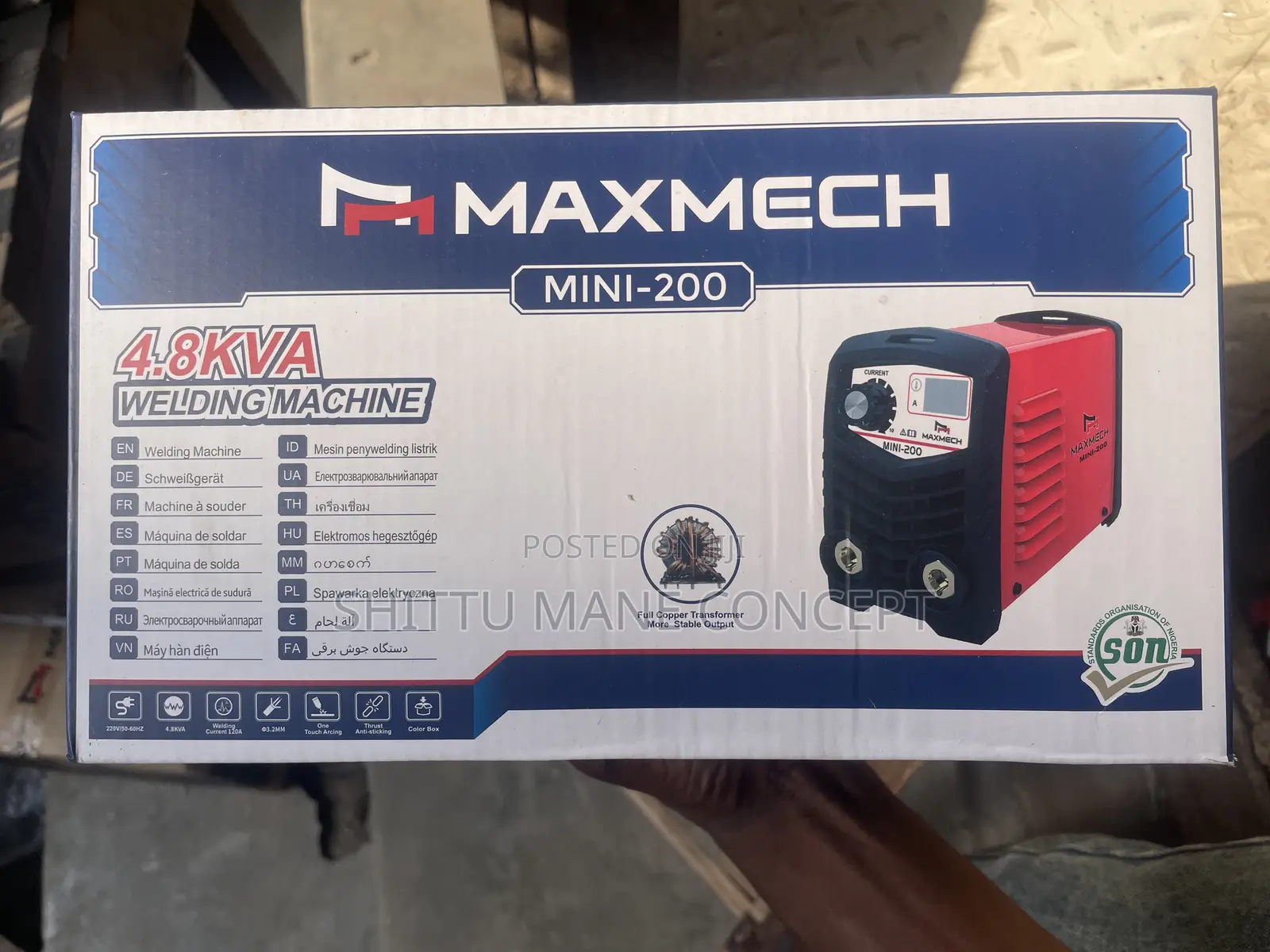 Mini Welding Machine 200amps Maxmech