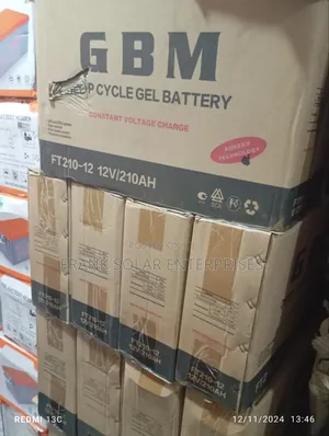 12v210ahms G B M Gel Battery Series