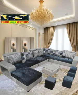 Quality, Classic U-Shape Sofa Set. 9 Seaters Couch. Ak1