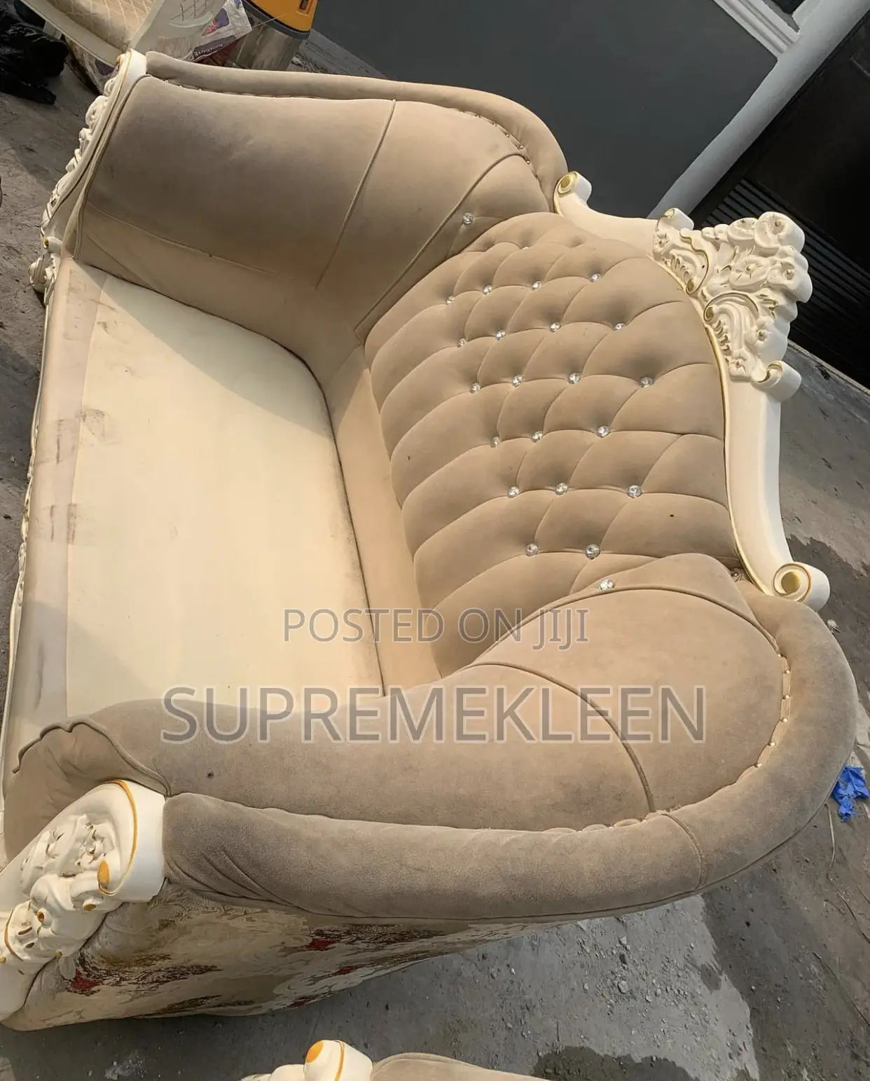 Upholstery Sofa Transformation. Before Meets After