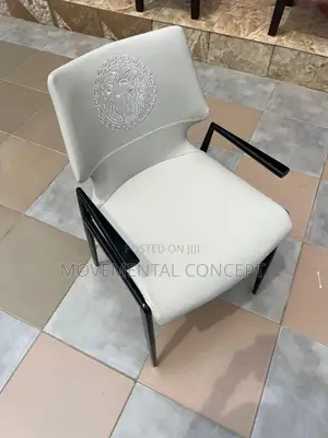 Executive White Coffee Leather Chair