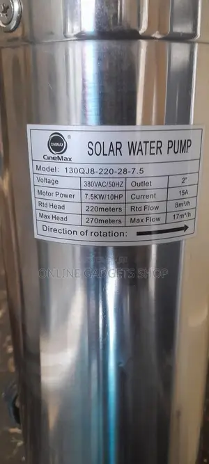 10hp Submersible Solar Water Pumb