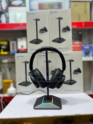 Desktop Headphone Stand/Headset Holder With Phone Holder