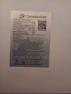 450watts 96cells CANADIAN SOLAR Panel Available