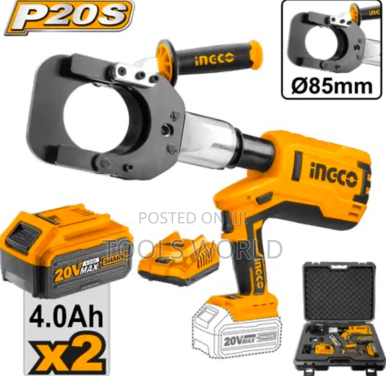 INGCO CRCLI2002 Cordless Hydraulic Cable Cutter