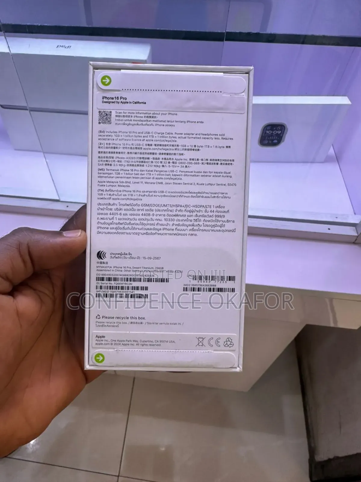 New Apple iPhone 16 Pro Max 256 GB