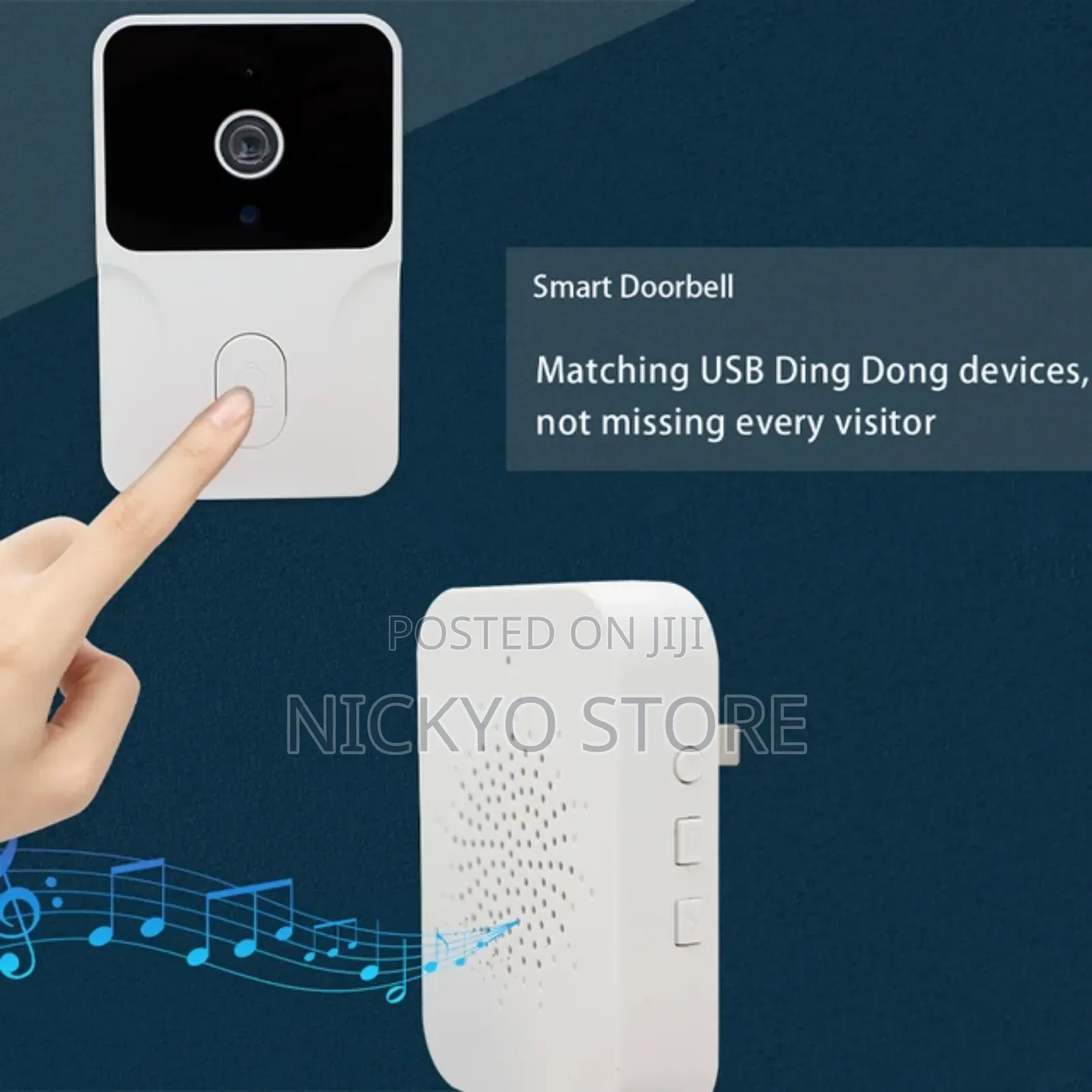 Wireless Doorbell Wifi Video Intercom for Home Security