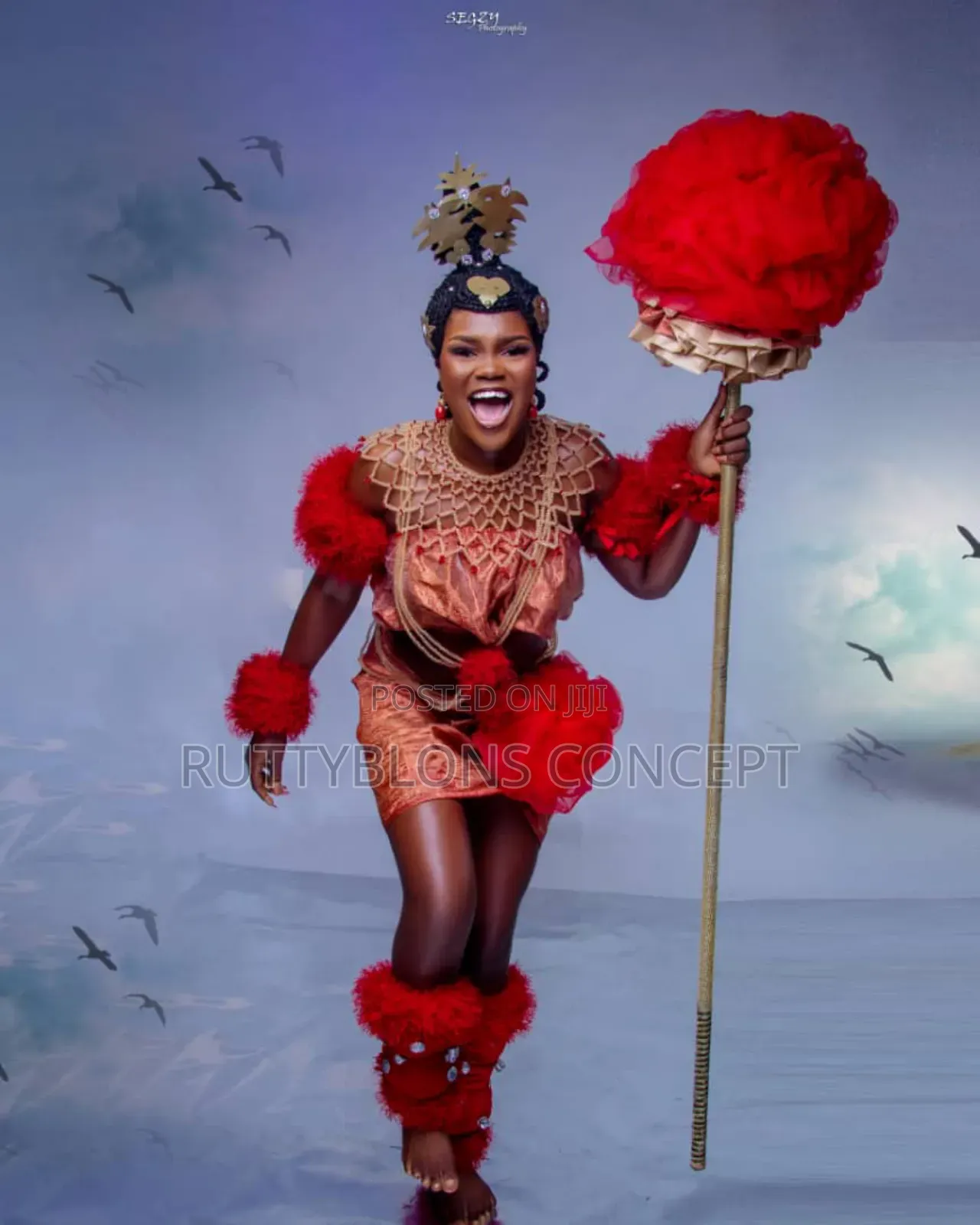 Calabar/Efik Costume for Rental.