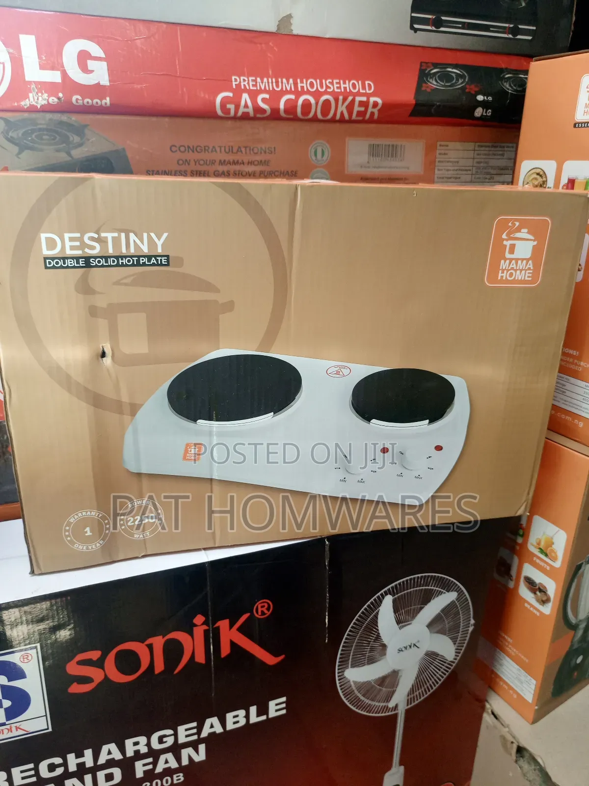 Destiny Double Solid Hot Plate 2250W Cooker