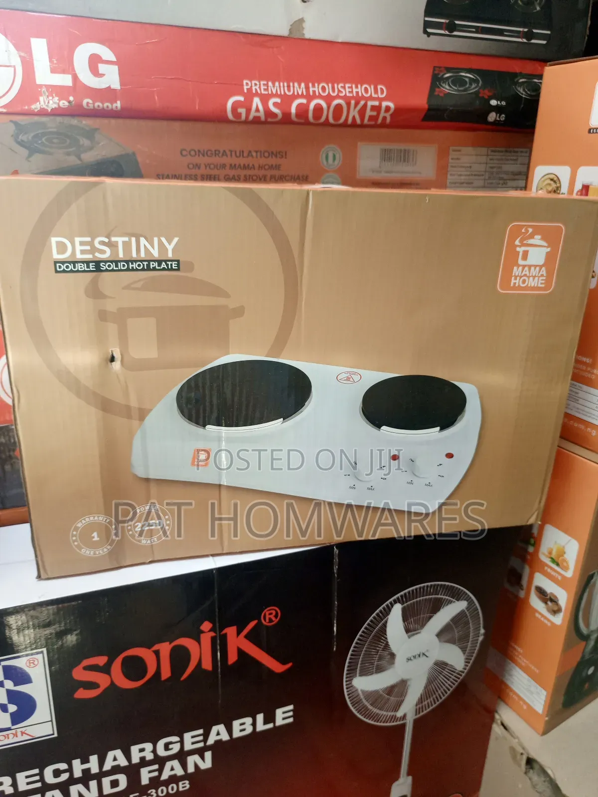 Destiny Double Solid Hot Plate 2250W Cooker