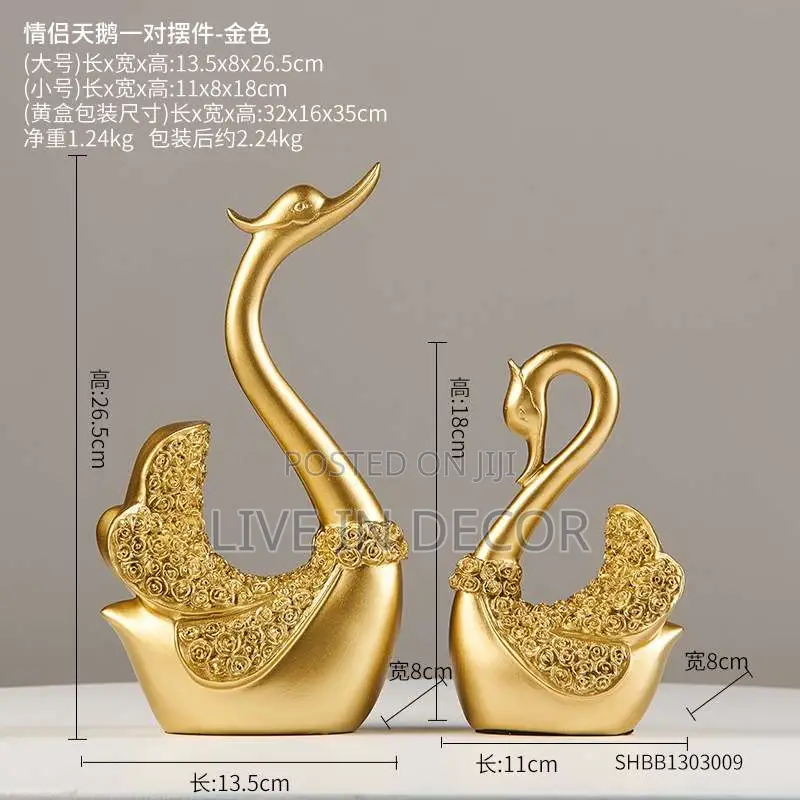 Gold Swan Set