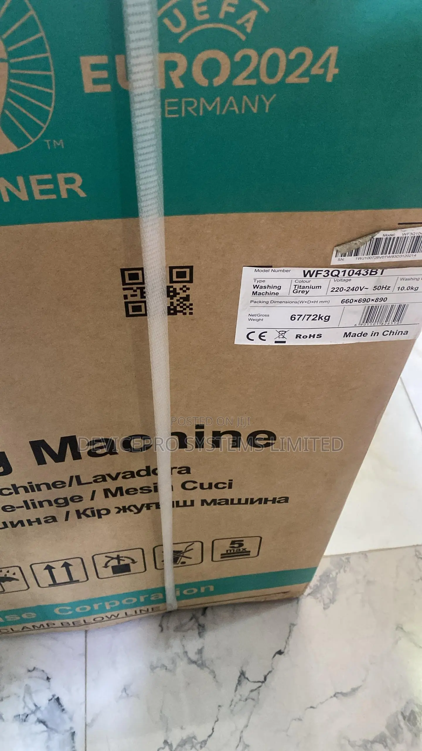 Hisense 10kg Wf3q1043bt Front Loader Washing Machine