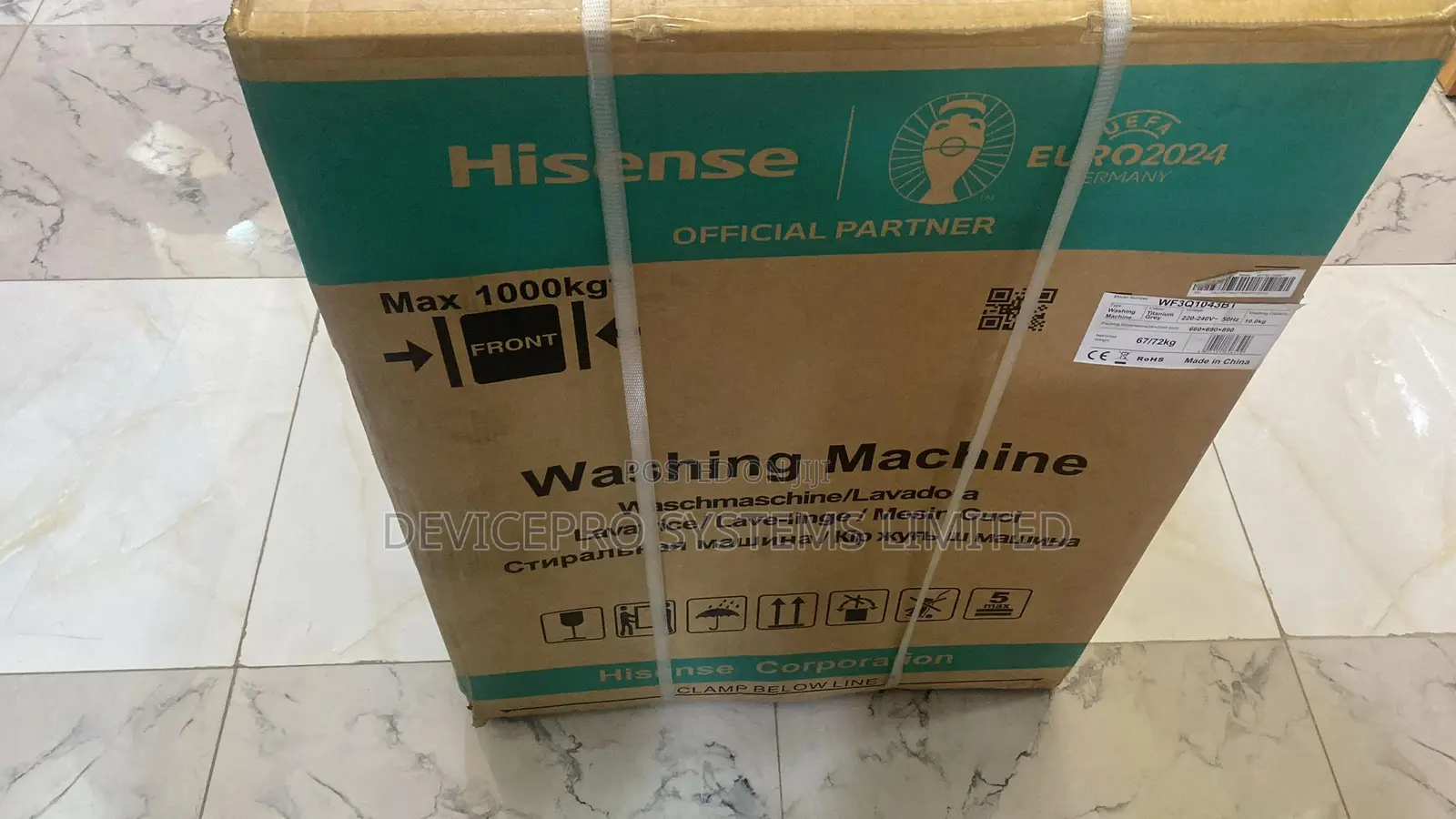 Hisense 10kg Wf3q1043bt Front Loader Washing Machine