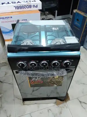 Nexus 3+1 Auto Ignition Gas Cooker With Enamel Pan Support