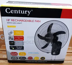 Photo - Century 18'' Reliable Cooling Rechargeable Fan