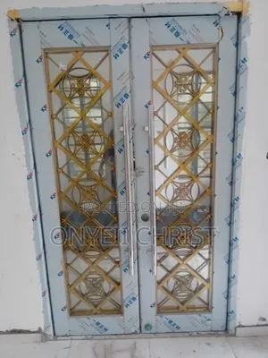 Swing Glass Door Gold