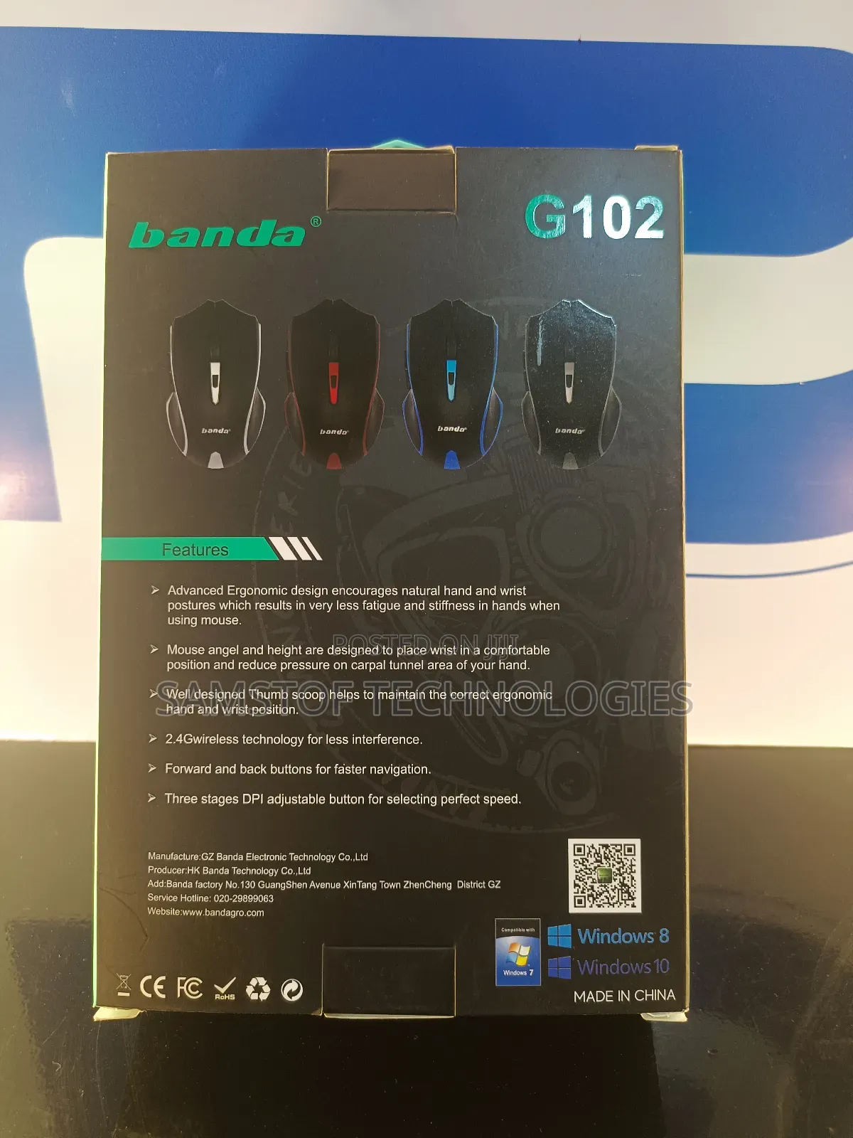 G102 Banda 2.4g Wireless Gaming Mouse