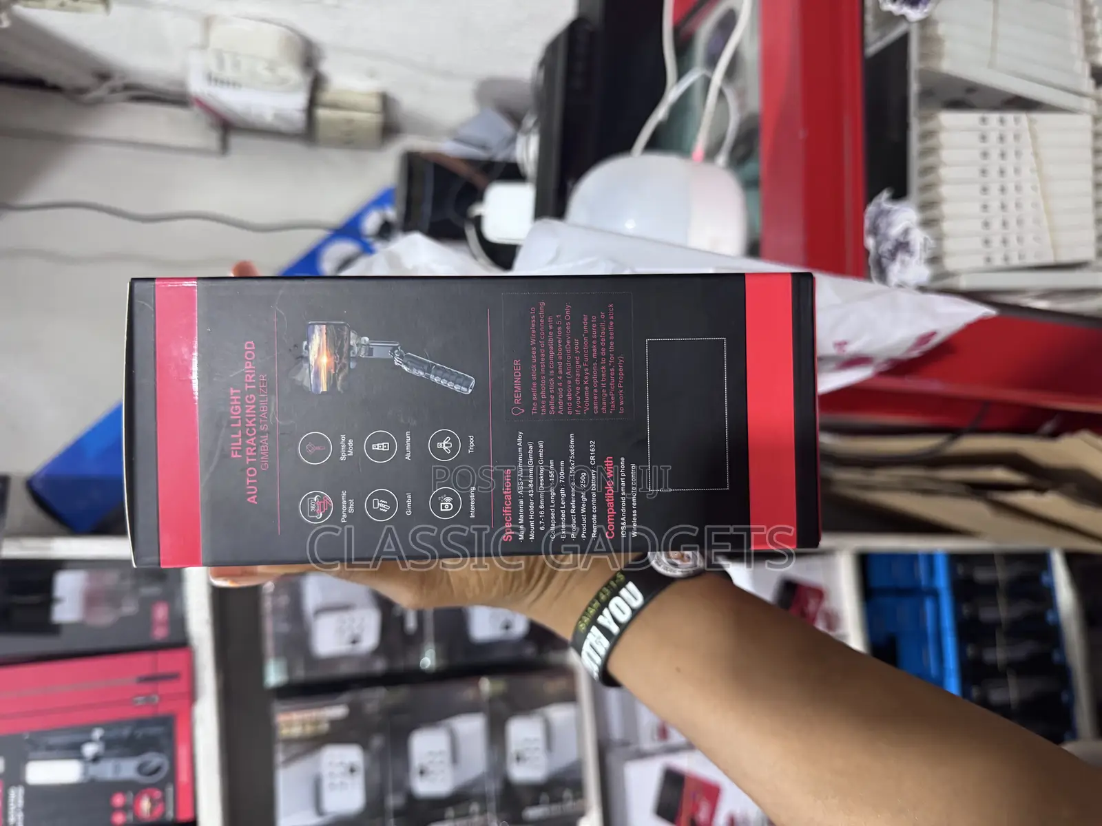 Q18 Desktop Gimbal Stabilizer With Smart Tracking Mode