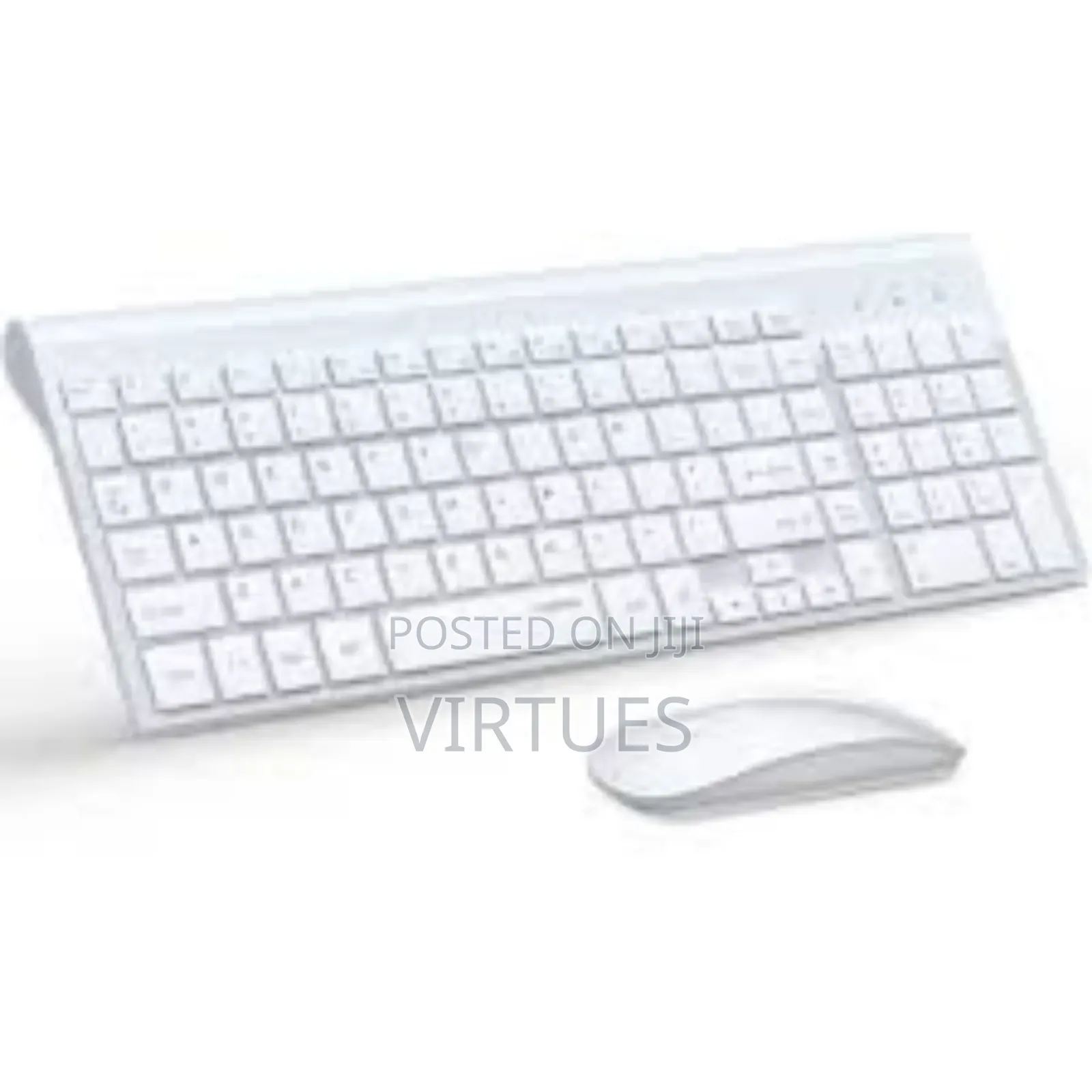 Generic Wireless Keyboard and Mouse - White and Black