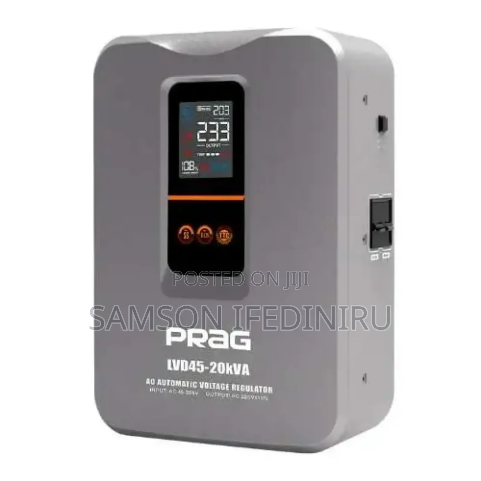 Prag 20kva Relay Central Stabilizer Input 45v-280v