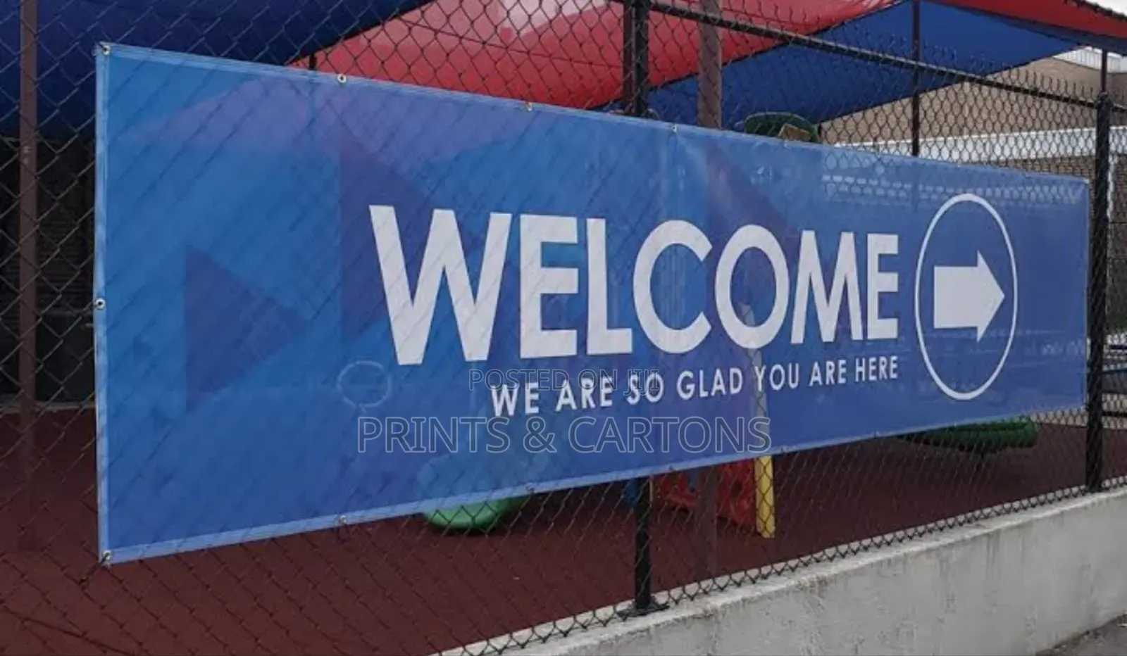 Printed Mesh Banner