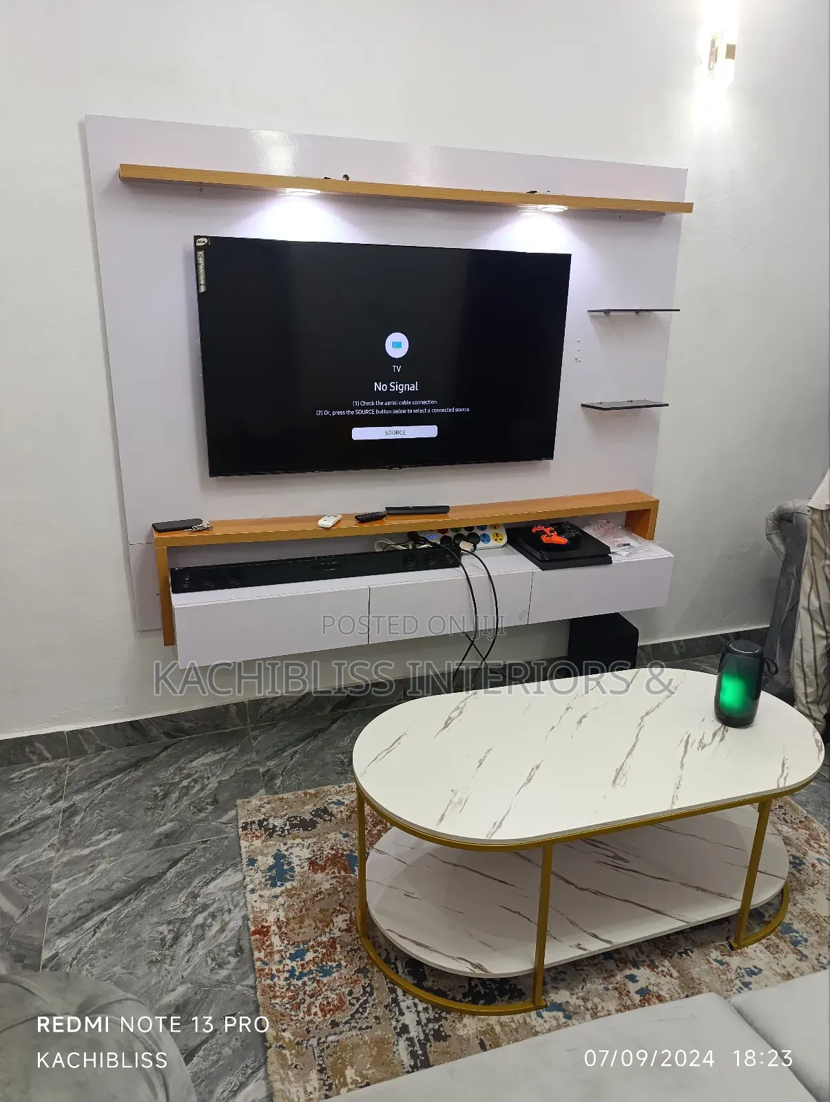 Classy 7ft Tv Console