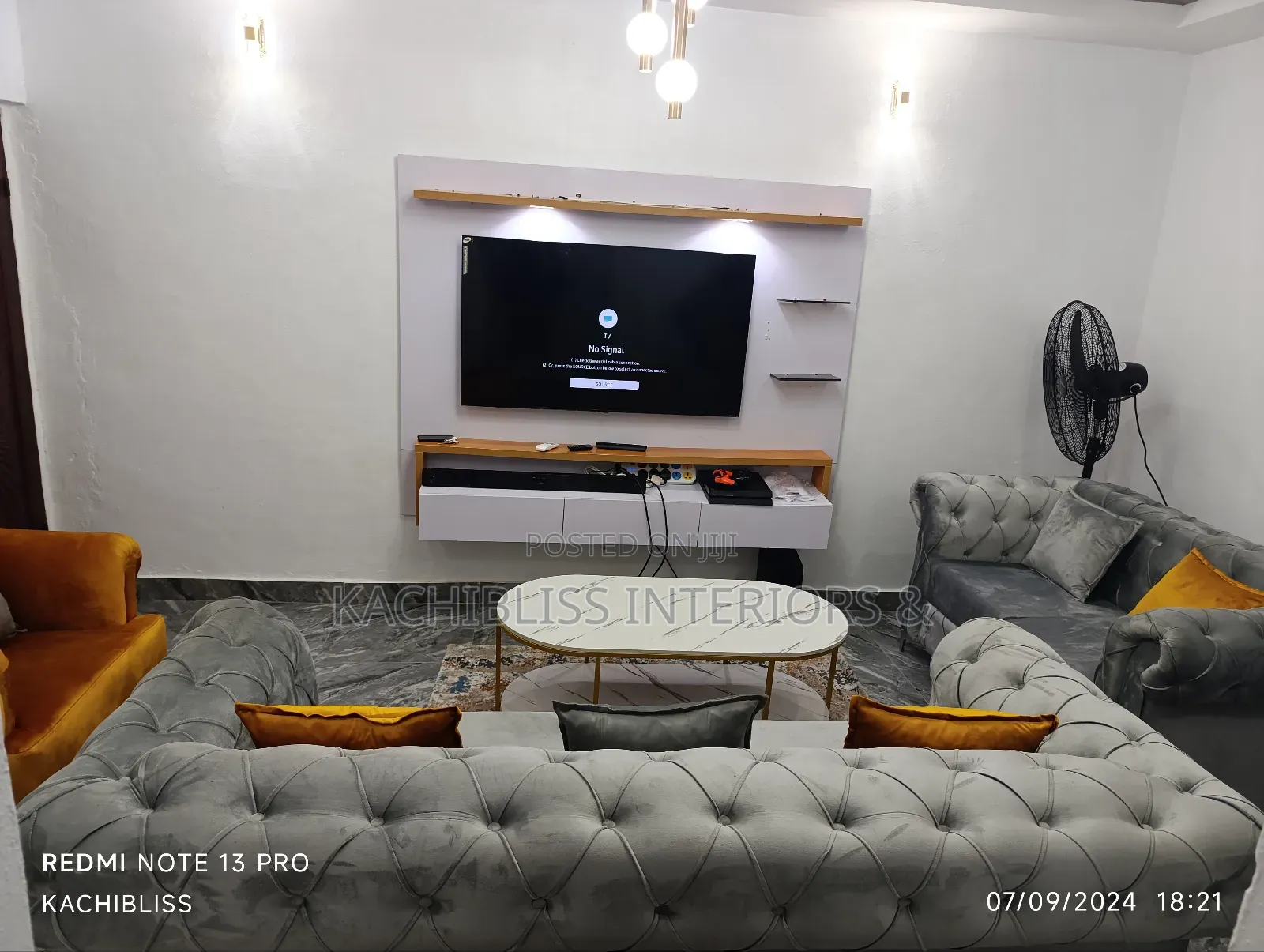 Classy 7ft Tv Console