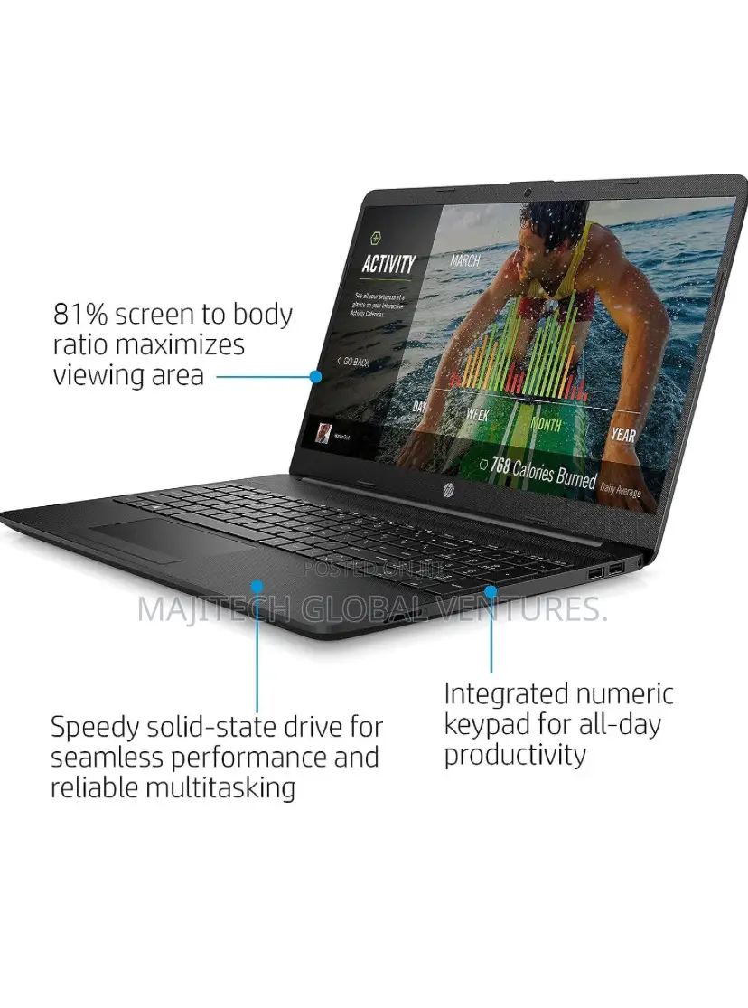 New Laptop HP 15 4GB Intel Celeron SSD 256GB