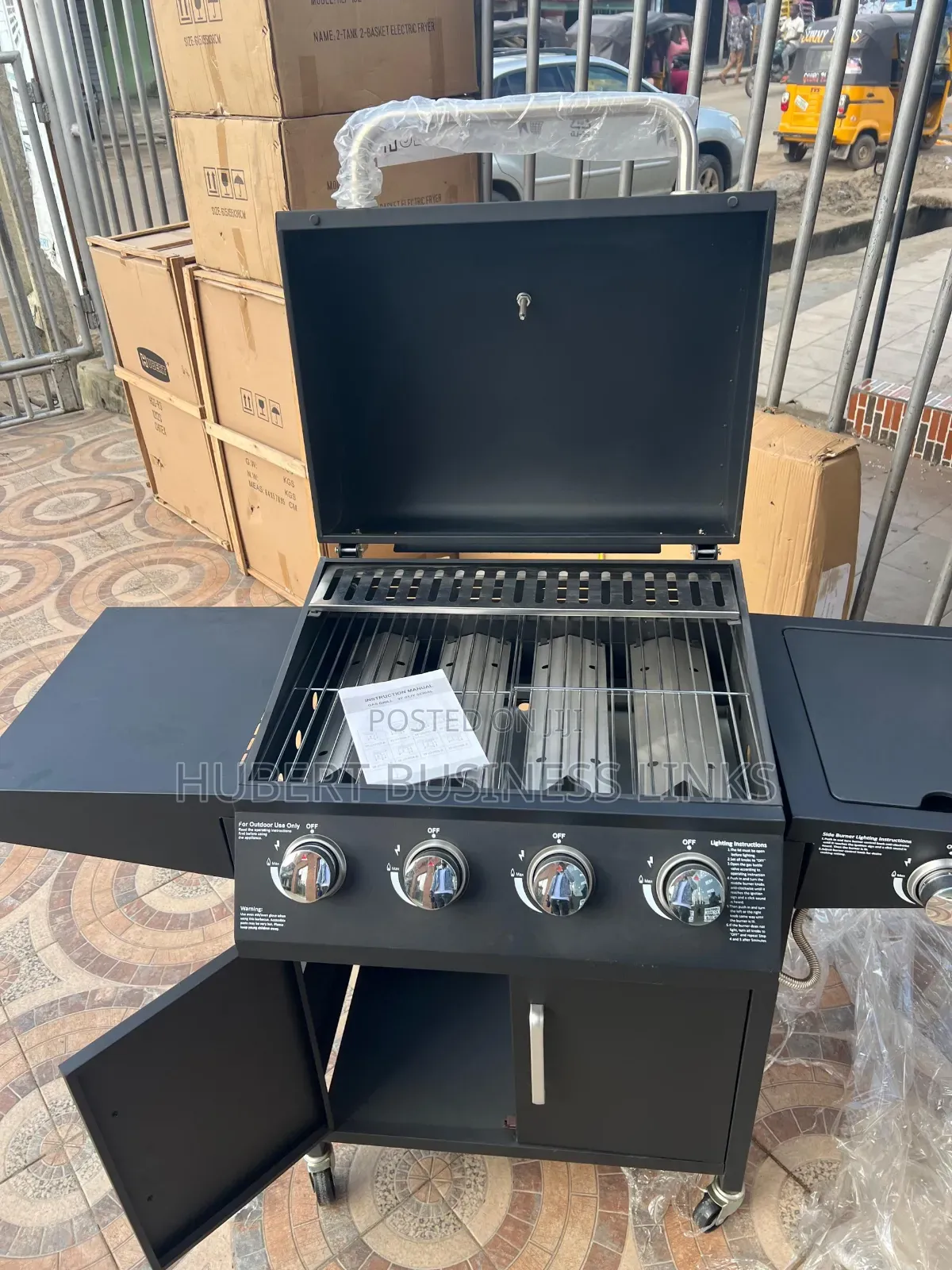 Barbeque Machine 4burner Gas