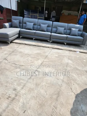 Quality 14ftby6ft Tall L-Shaped Leather Couch