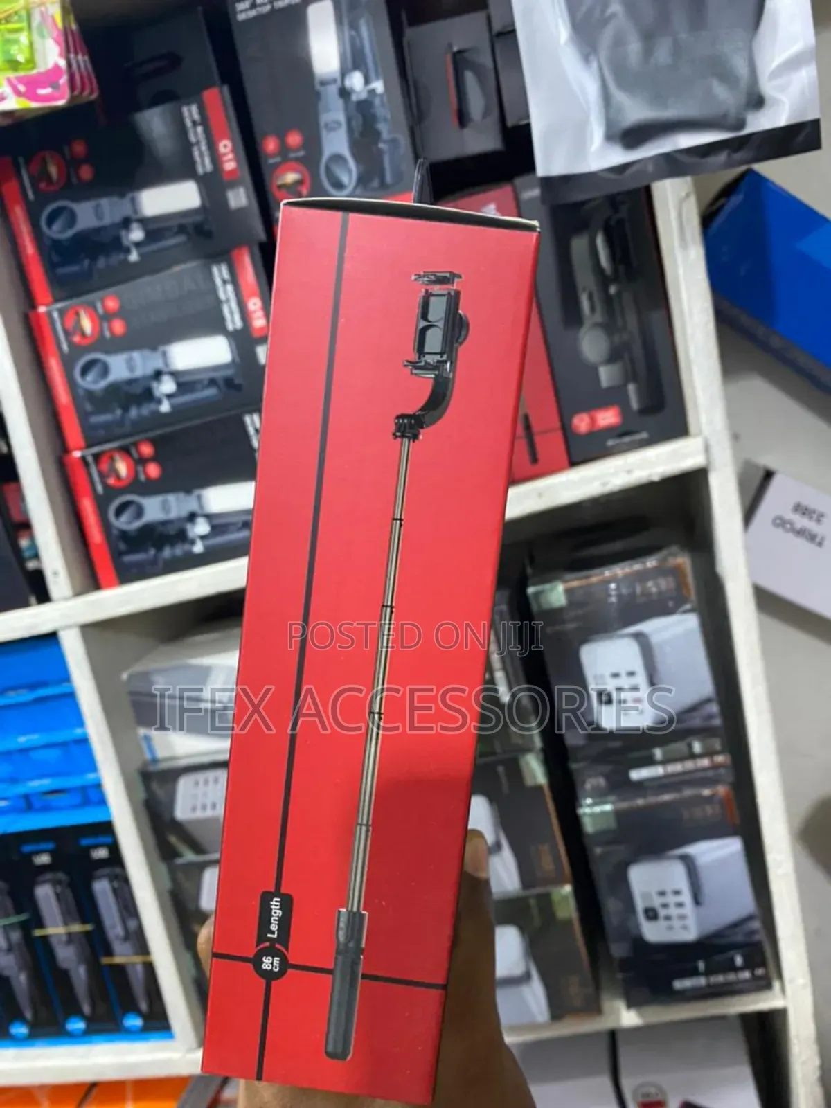 L08 Anti-Shake Tripod Gimbal Stabilizer Selfie Stick
