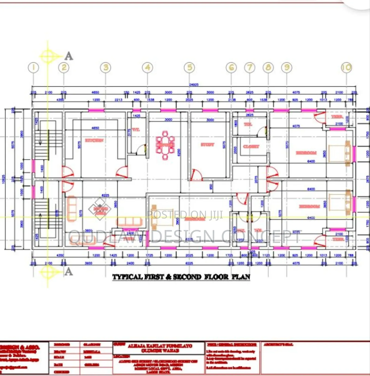 Architectural Drawing 2d Full Set