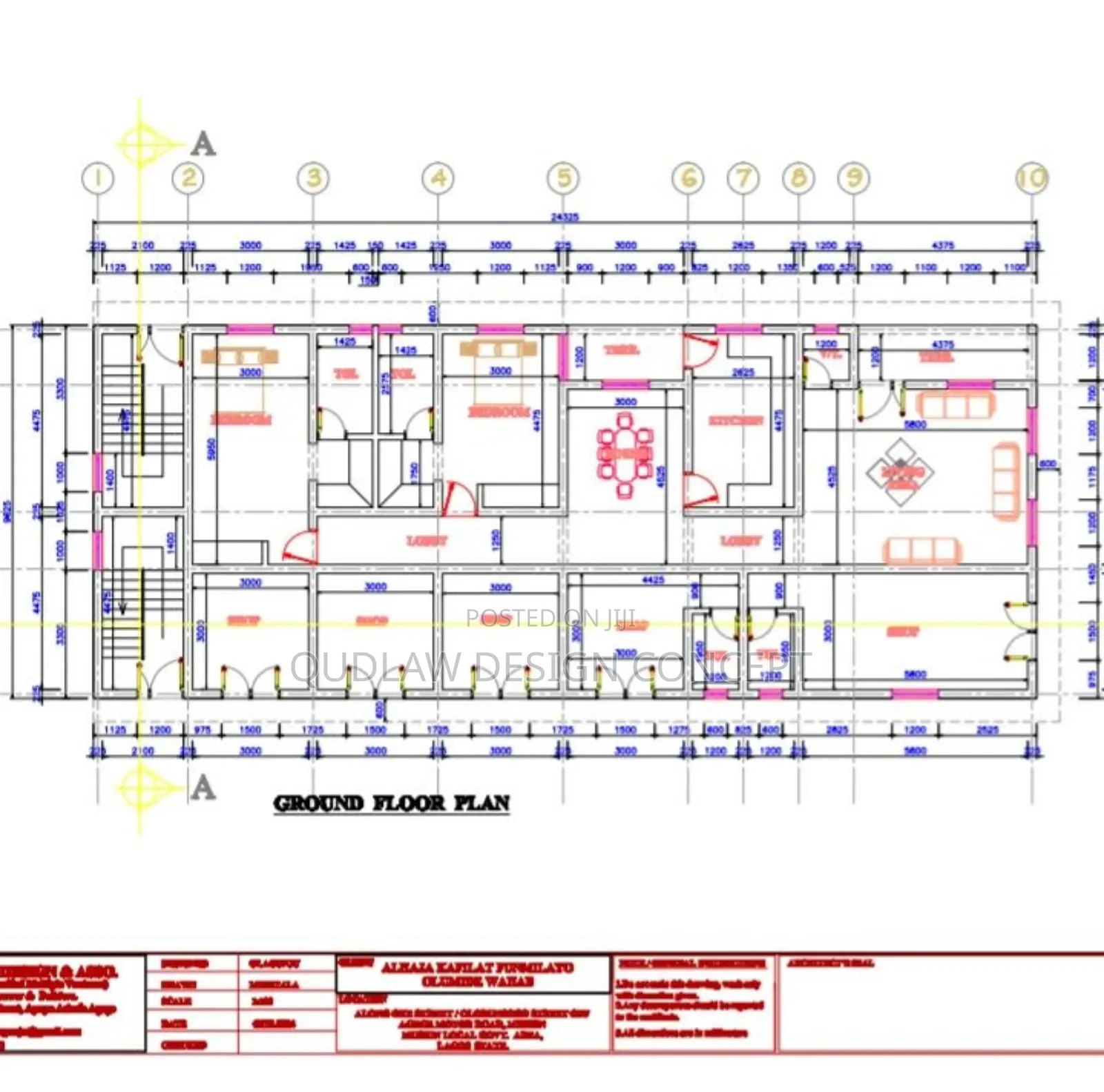 Architectural Drawing 2d Full Set