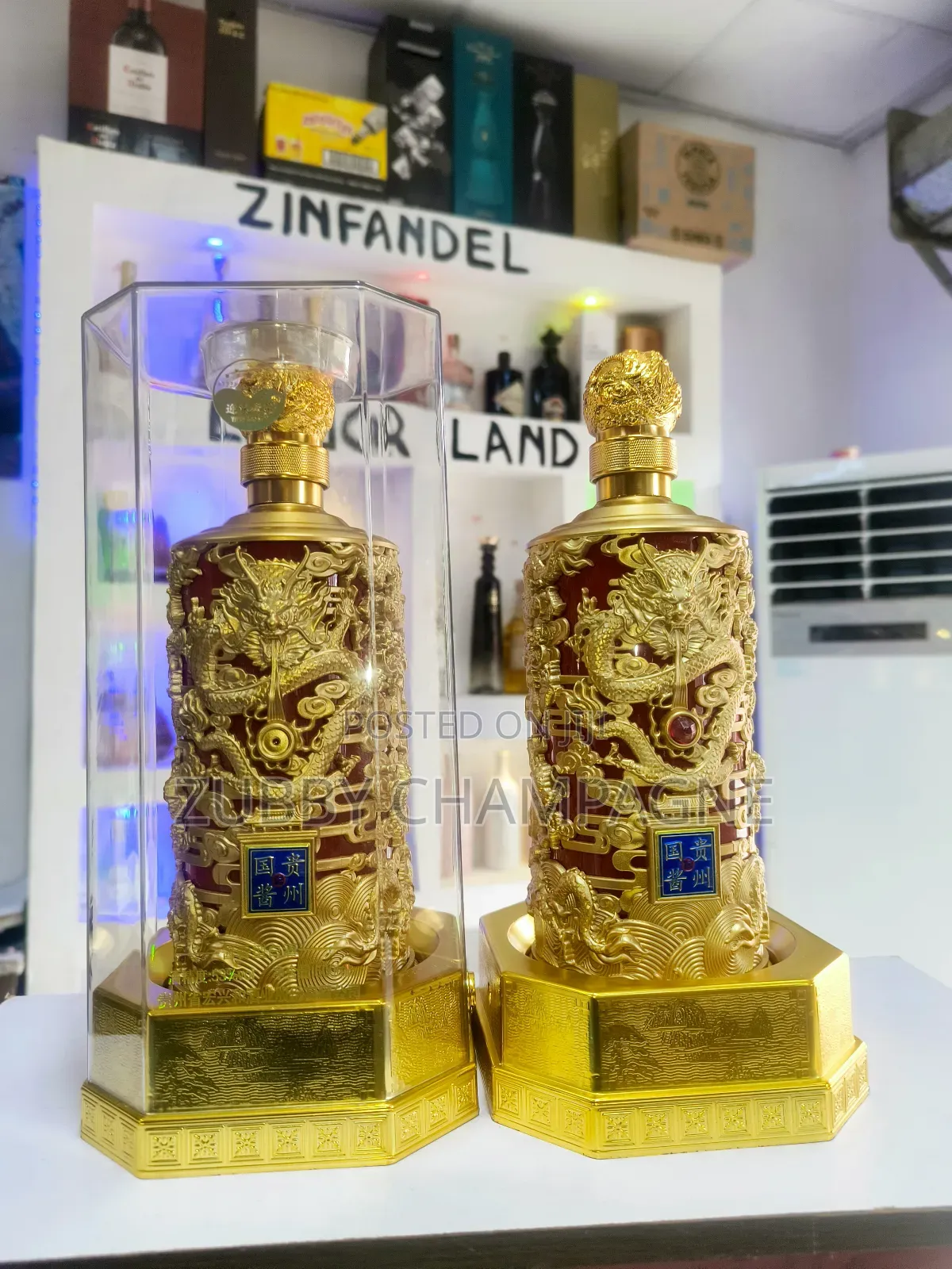 Golden Champagne Whiskey Brandy Tequila