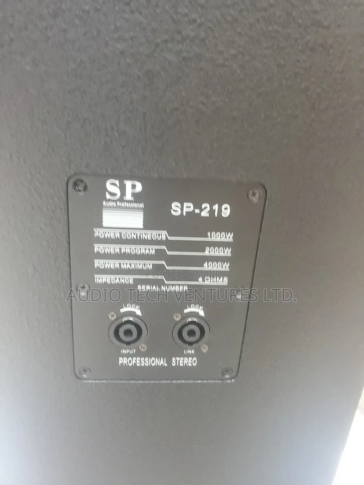 Sound Prince Sp219 Double Speaker