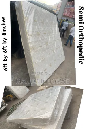 [Ib] Executive Semi Orthopedic Mouka 6 by 6 by 8" [+5yrs Waranty]