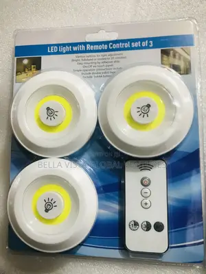3 Set Led Lights With Remote Control