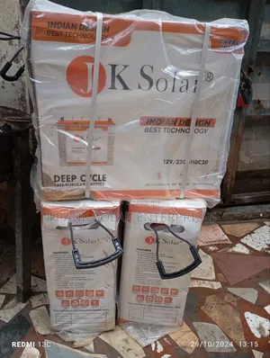 12v220ahms J K Solar Tubular Battery