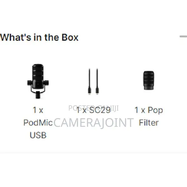 RODE Podmic USB and XLR Dynamic Broadcast Microphone