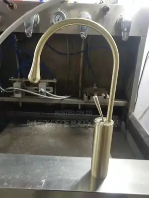 Brush Gold Sink Mixer